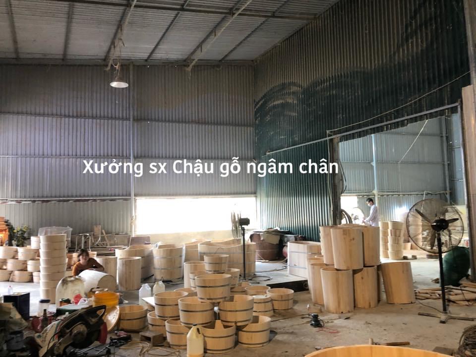 Xưởng sản xuất chậu gỗ ngâm chân tại hải phòng - Xưởng Thanh Minh